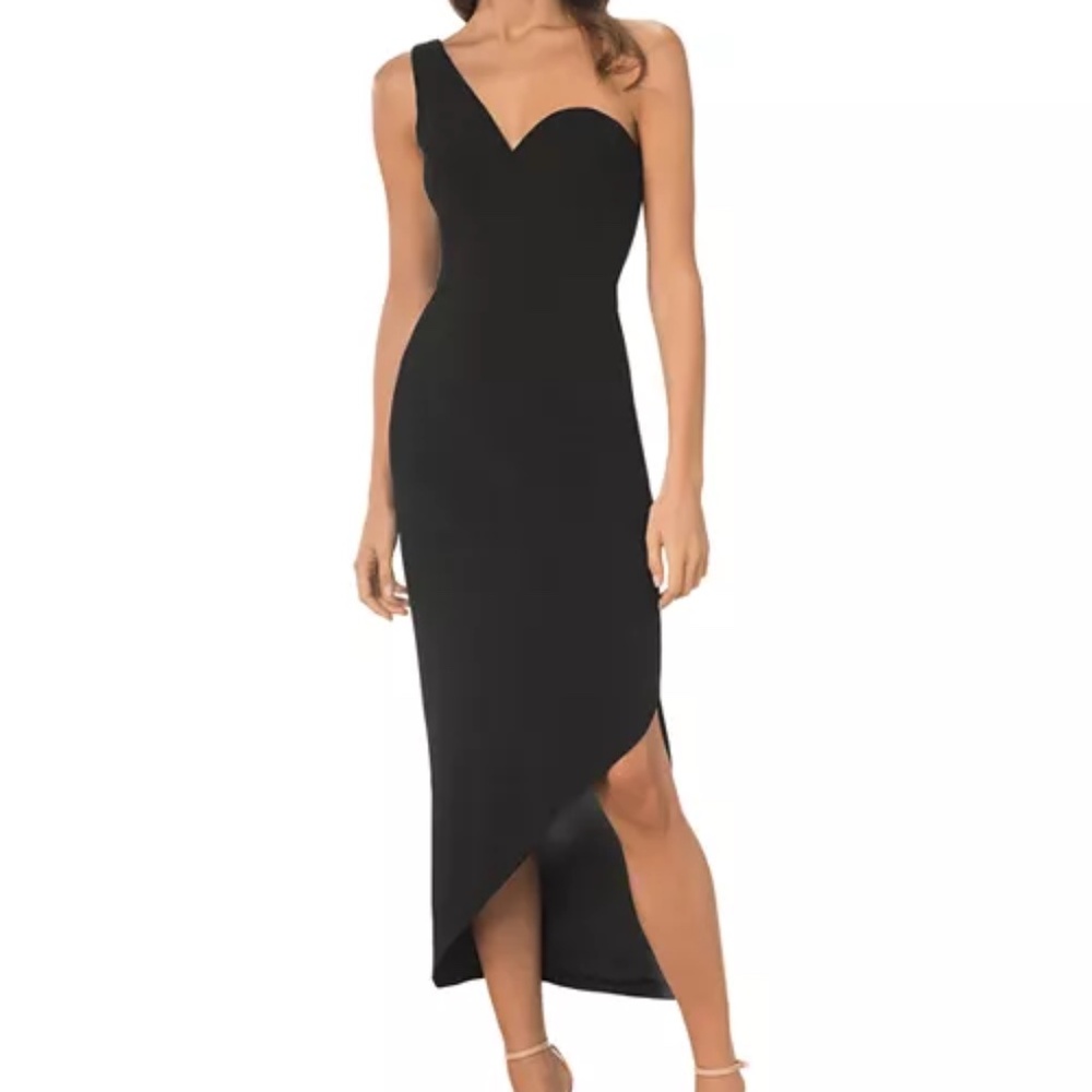 Dress the Population - Magnolia One-Shoulder Asymmetric Dress